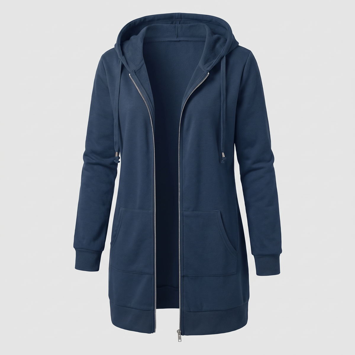 ROSAMUND COSY ZIP HOODIE COAT