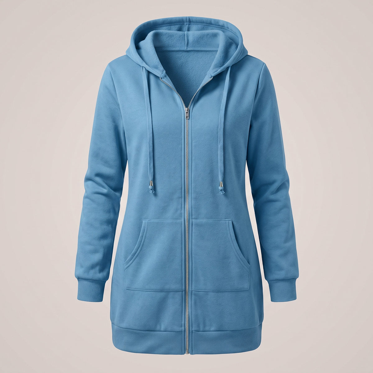 ROSAMUND COSY ZIP HOODIE COAT