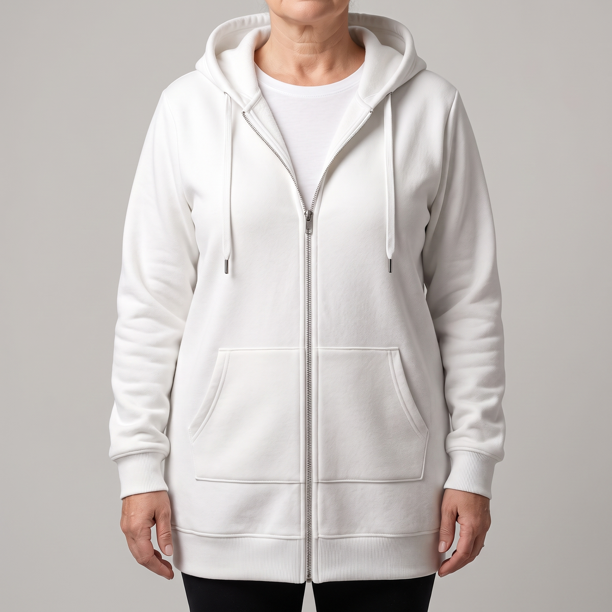 ROSAMUND COSY ZIP HOODIE COAT