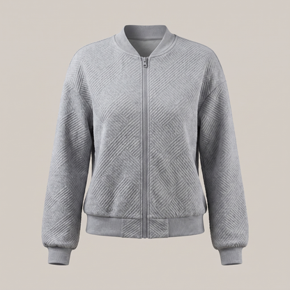 EVELYN STATEMENT CHEVRON JACKET