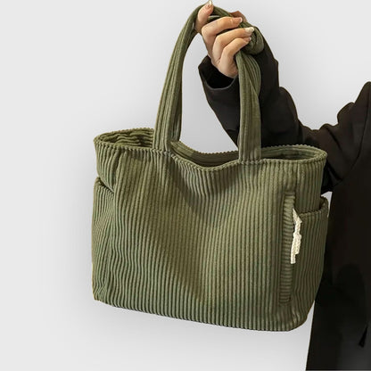 CAMILLE CORDUROY TOTE BAG