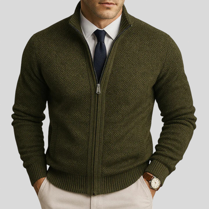 RAVINO ZIP-UP CARDIGAN