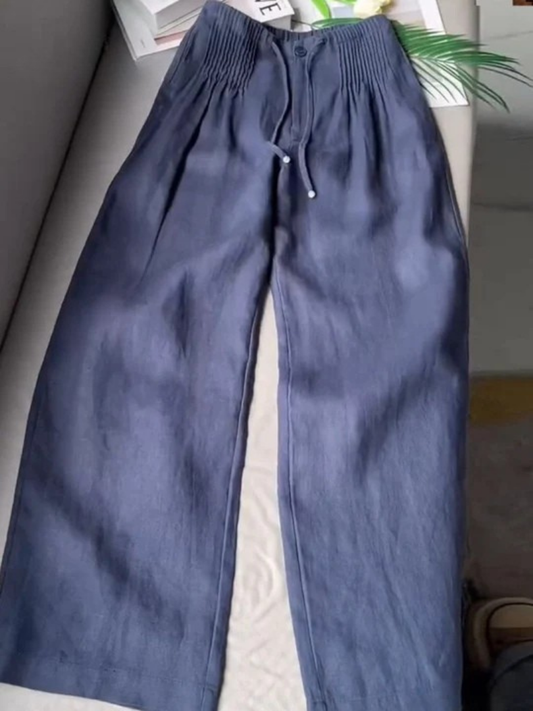 VELORIA RELAXED WIDE-LEG TROUSERS