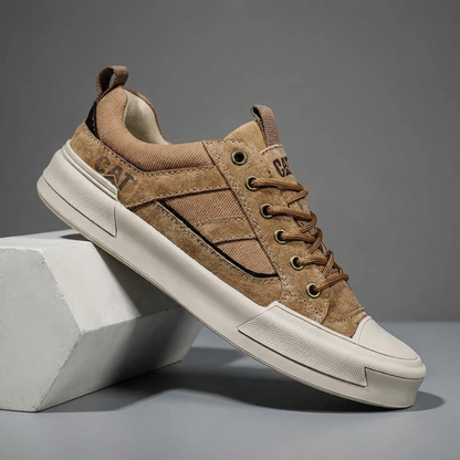 METROSTRIDE LEATHER TRAINERS
