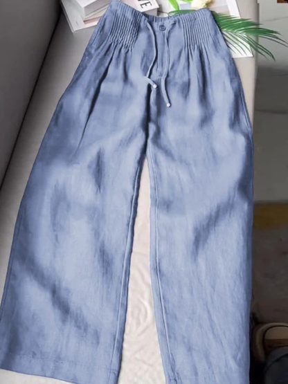 VELORIA RELAXED WIDE-LEG TROUSERS