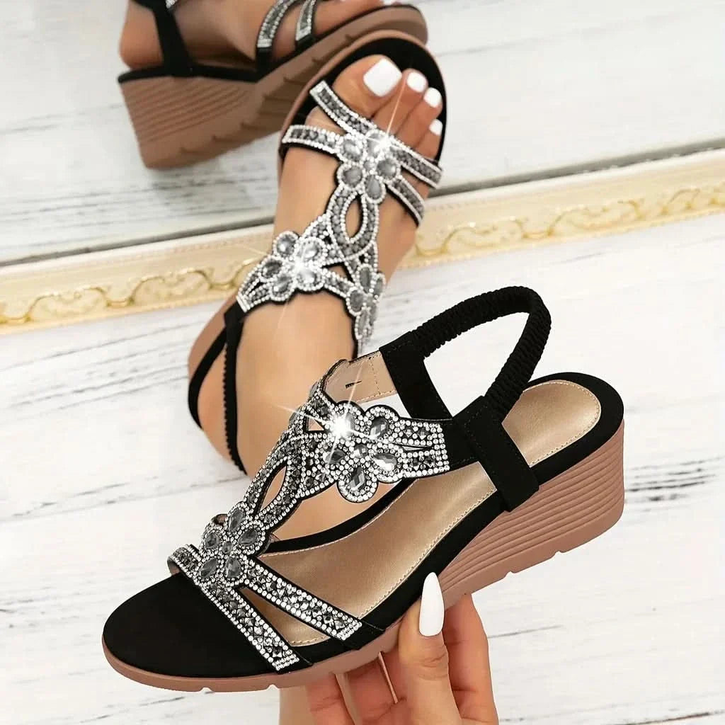ETERNA WALK WEDGE SANDALS