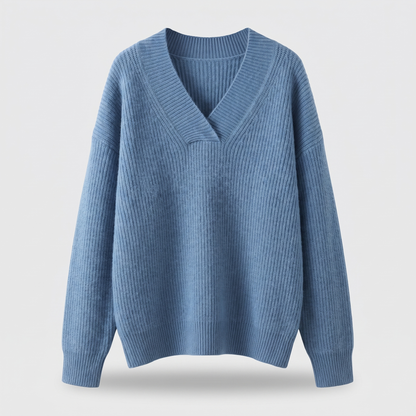 CAMILLE COZY V-NECK KNIT