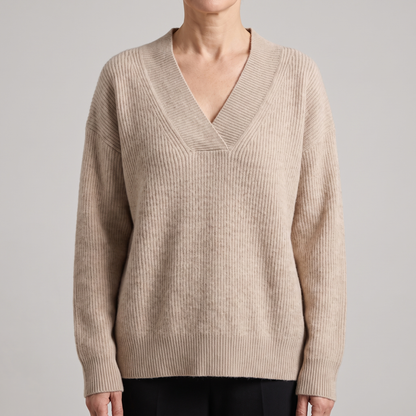 CAMILLE COZY V-NECK KNIT