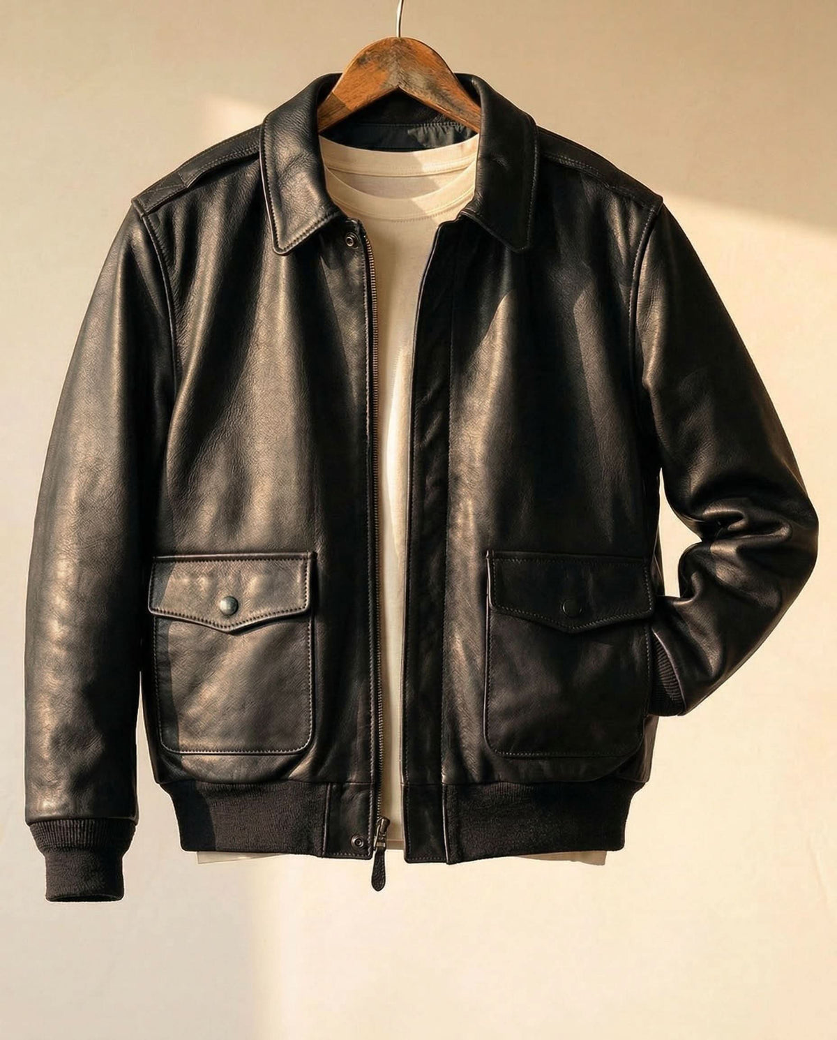 LEONARD TIMELESS LEATHER JACKET