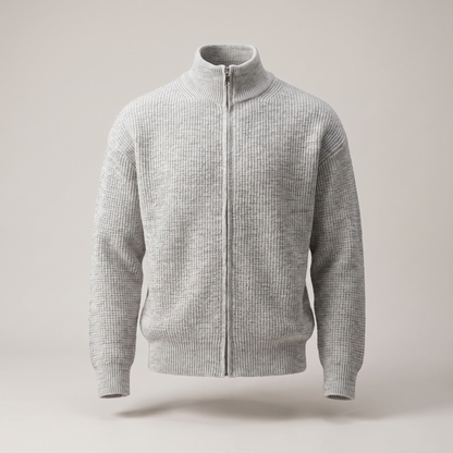 HOLLIS SMART-CASUAL ZIP CARDIGAN