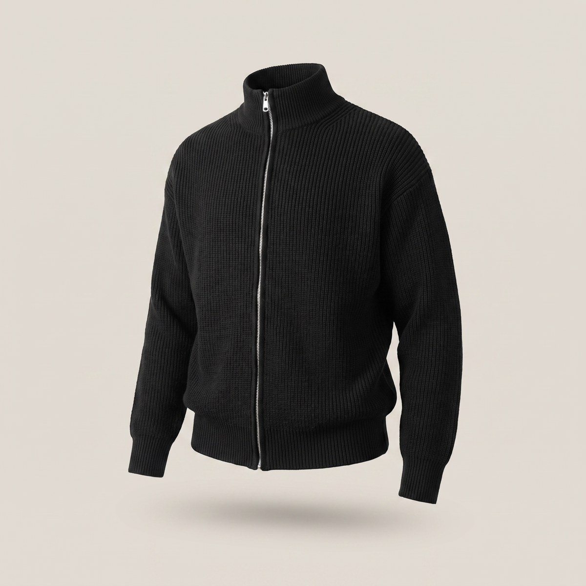 HOLLIS SMART-CASUAL ZIP CARDIGAN