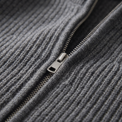HOLLIS SMART-CASUAL ZIP CARDIGAN