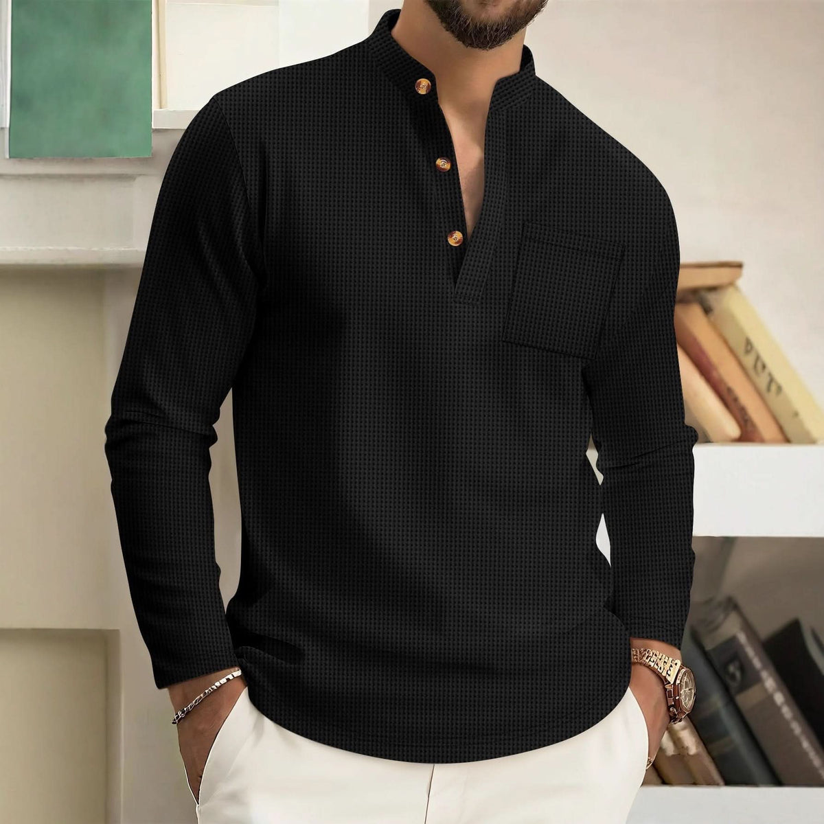 RIVERTON MODERN LINEN SHIRT