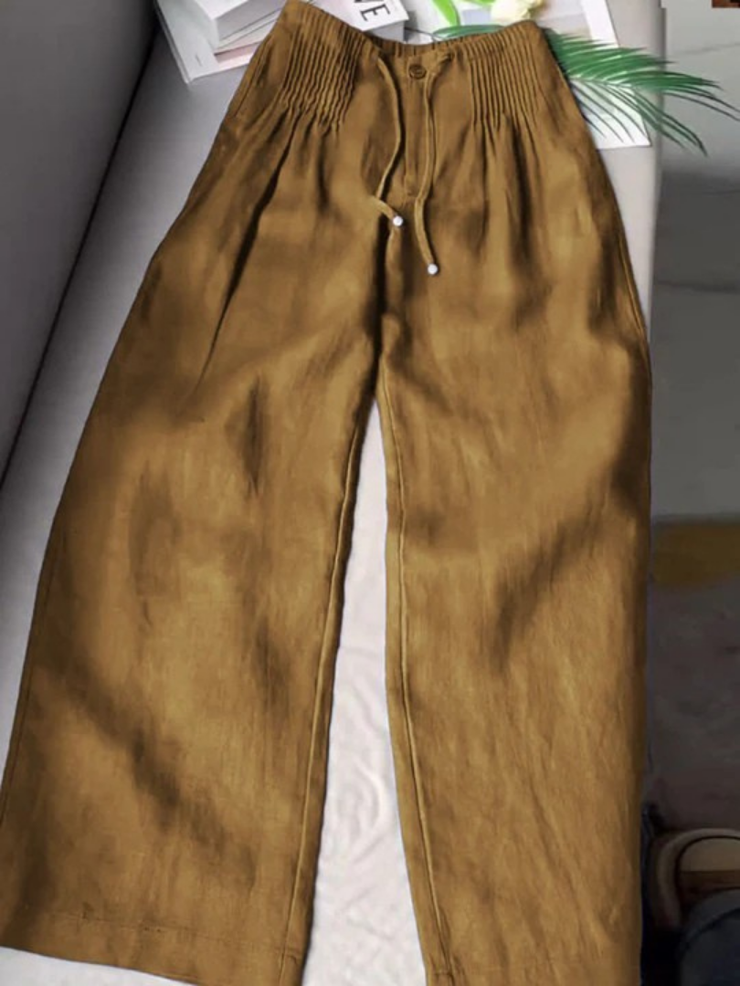 VELORIA RELAXED WIDE-LEG TROUSERS