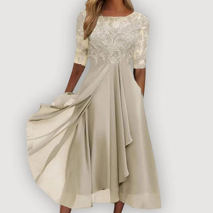 ELARA SOFT FLOW CHIFFON DRESS