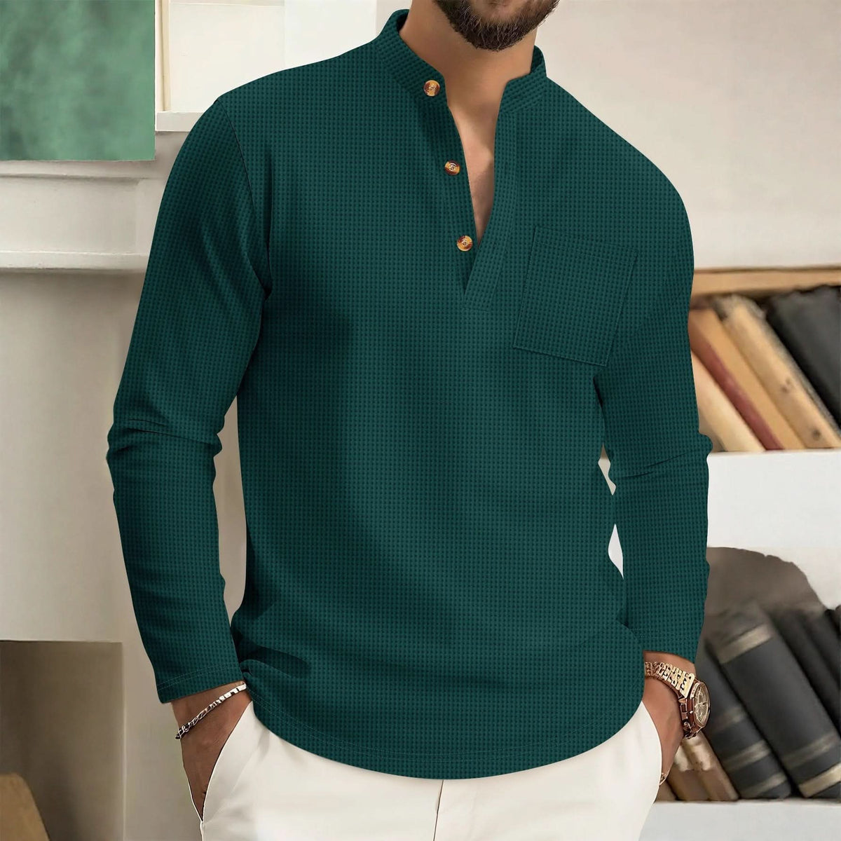 RIVERTON MODERN LINEN SHIRT
