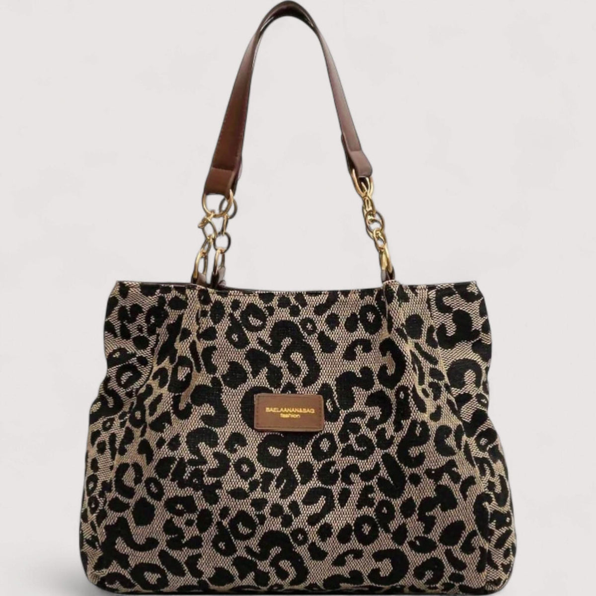 AGNES™ LEOPARD CANVAS BAG