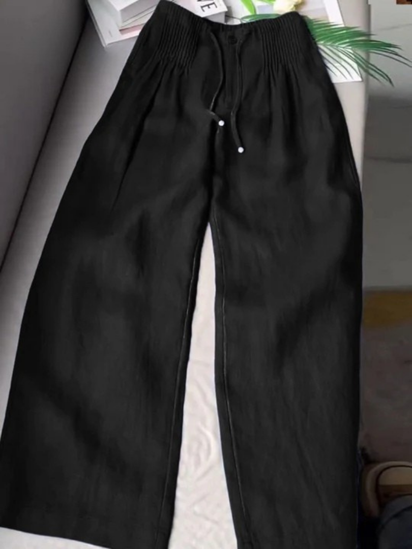 VELORIA RELAXED WIDE-LEG TROUSERS