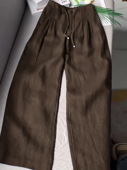 VELORIA RELAXED WIDE-LEG TROUSERS
