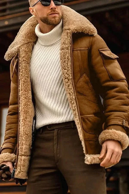RAVELLO FAUX LEATHER JACKET