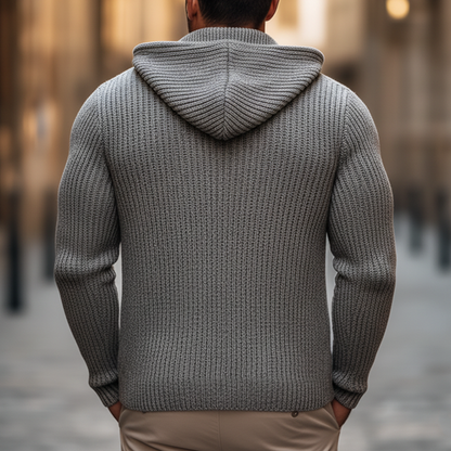 PORTWELL SOFT KNIT ZIP HOODIE