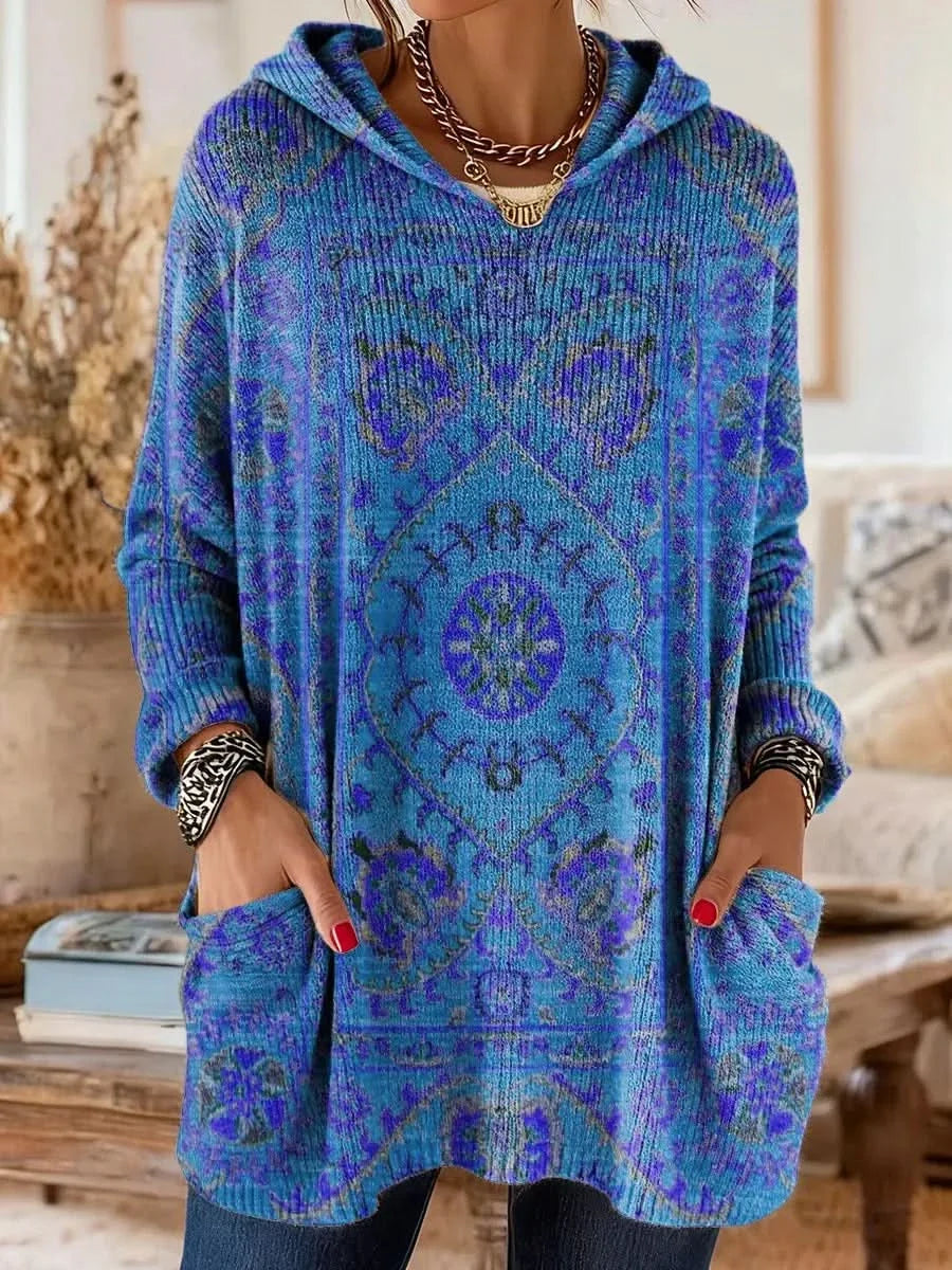 LOWENNA BOHEMIAN HOODED TUNIC