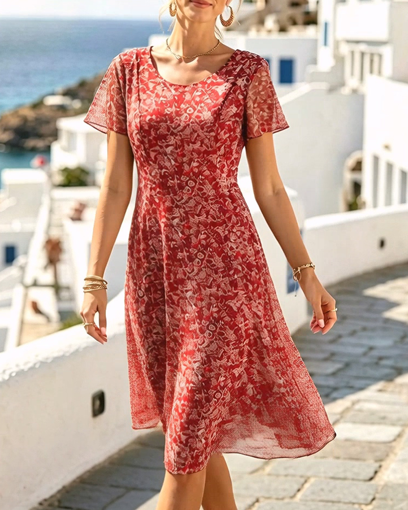 AMARA PRINTED DRESS