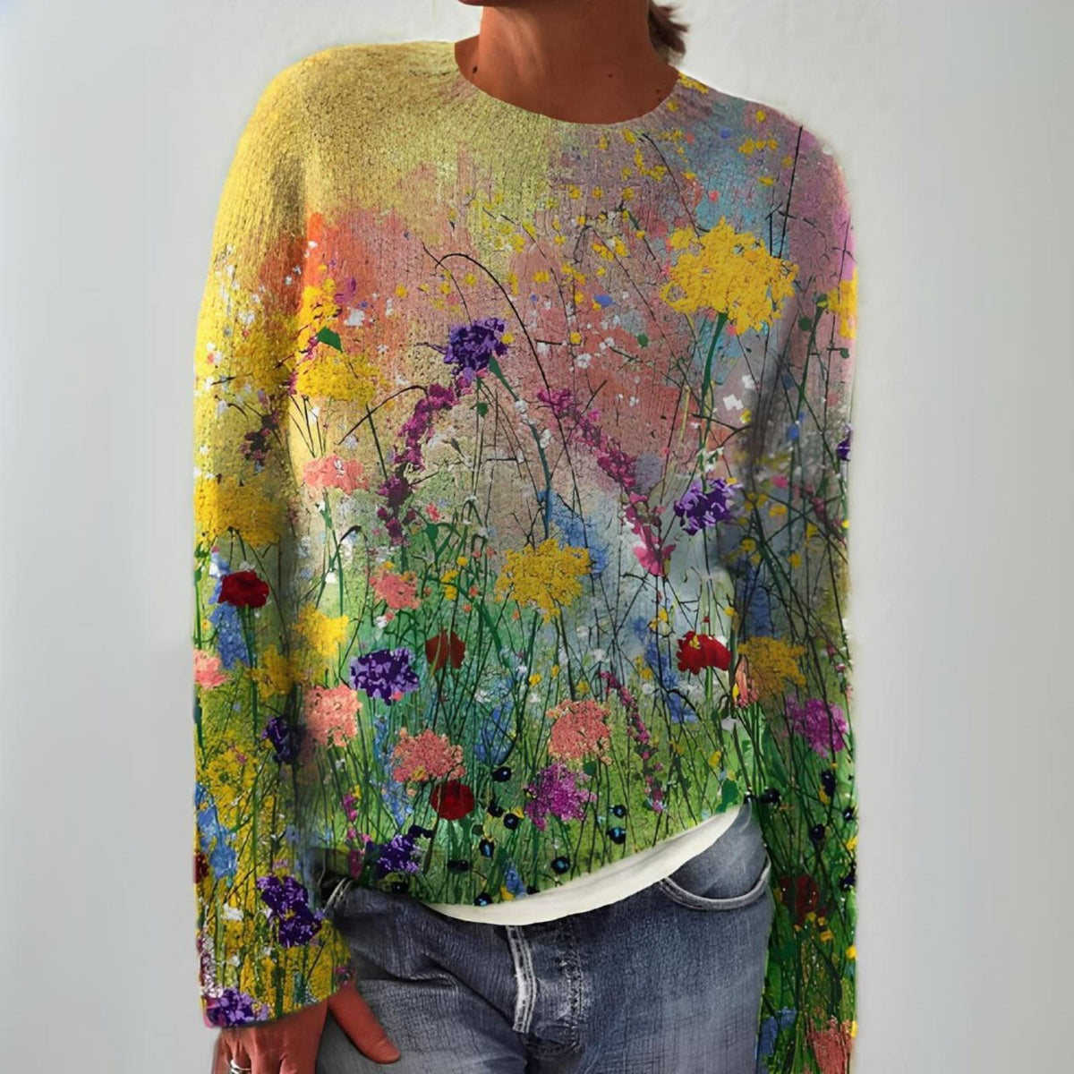 CHIC BLOOM SWEATER