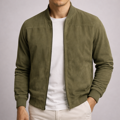 HARRISON SUEDE BOMBER
