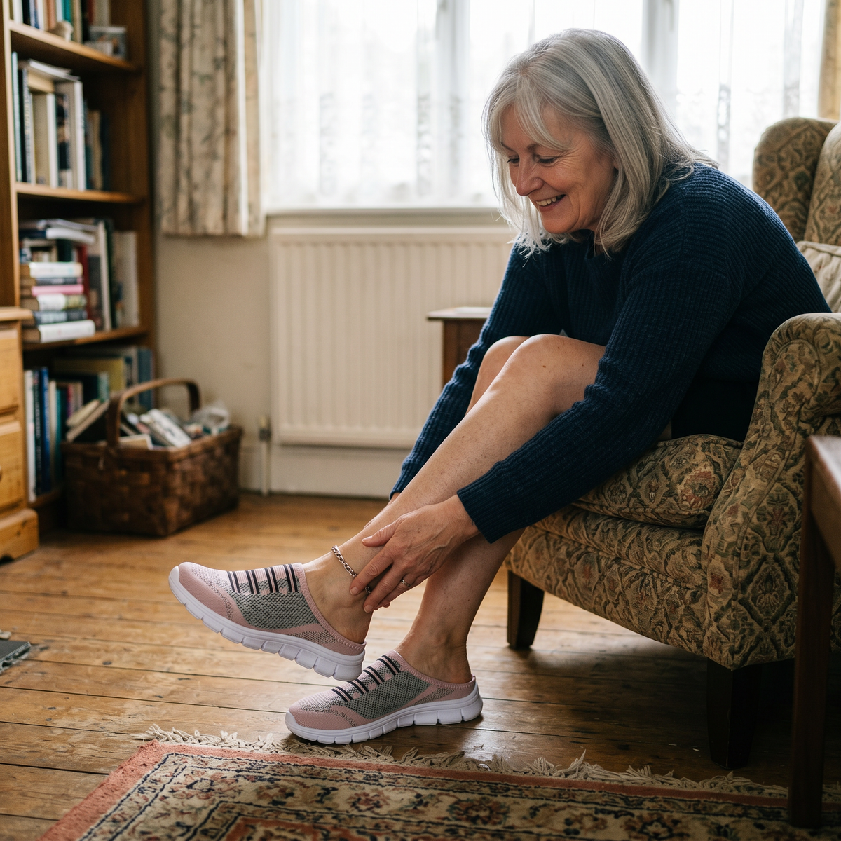 KESWICK BREATHABLE MESH SLIP-ON TRAINERS