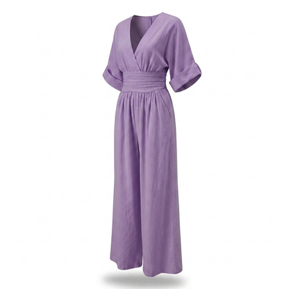 WINBOURNE FLOWING WIDE-LEG JUMPSUIT