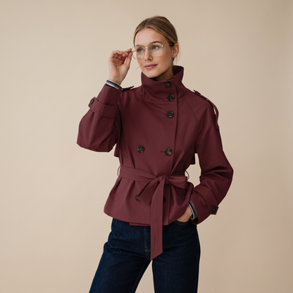 EVELYN BELTED TRENCH COAT