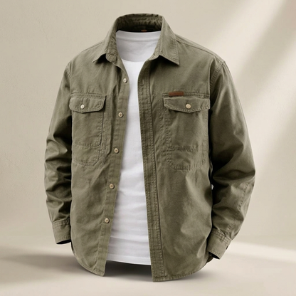 ROTHERFIELD COTTON OVERSHIRT