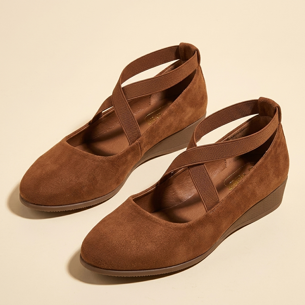 PENROSE STRAP WEDGE SANDALS
