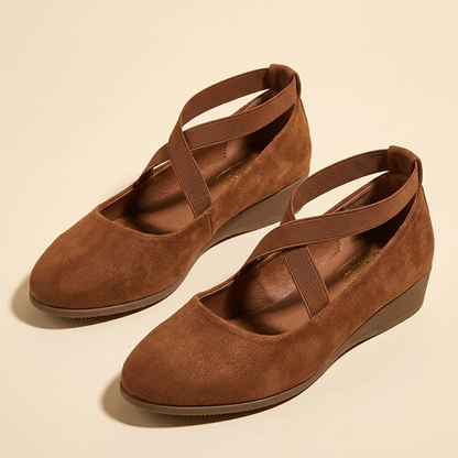 PENROSE STRAP WEDGE SANDALS