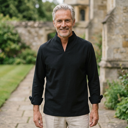 EVERHAM MINIMAL LONG-SLEEVE TEE