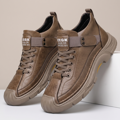 HARRINGTON COMFORT LEATHER TRAINERS