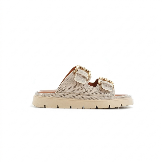 AMERSHAM CUSHIONED BUCKLE SANDALS