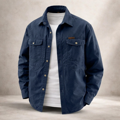 ROTHERFIELD COTTON OVERSHIRT