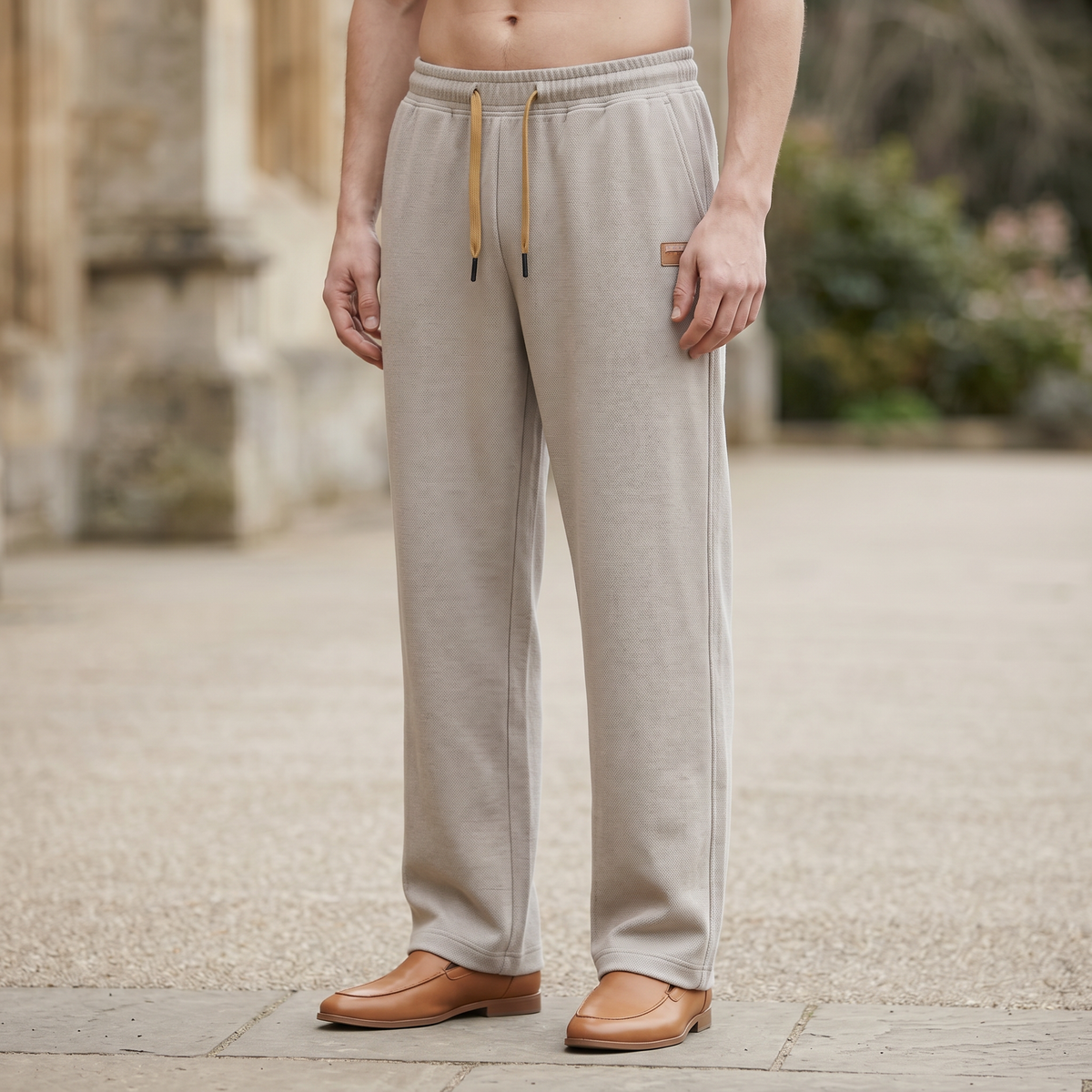 GRANTHAM RELAXED-FIT CASUAL TROUSERS