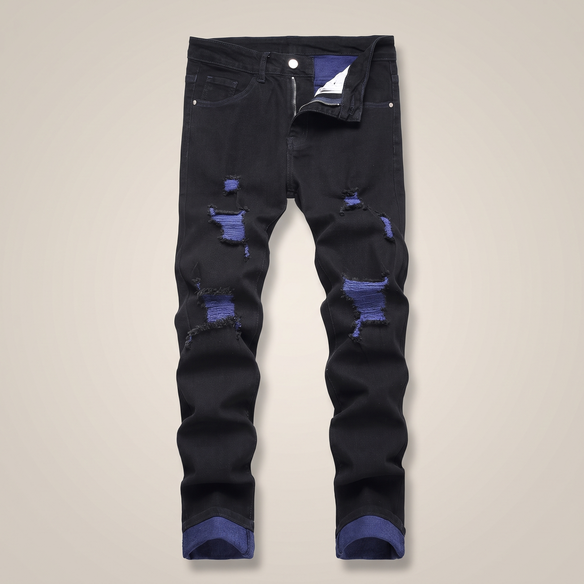 BECKETT FLEX DISTRESSED JEANS