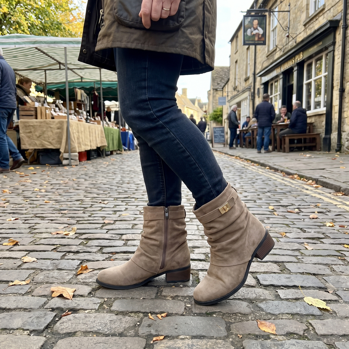 BECKFORD SLOUCH SUEDE BOOTS