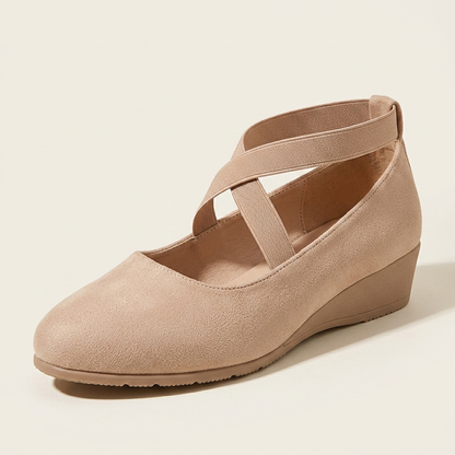 PENROSE STRAP WEDGE SANDALS