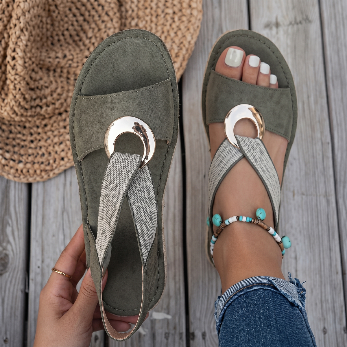OAKMINSTER CUSHIONED SUPPORT SANDALS