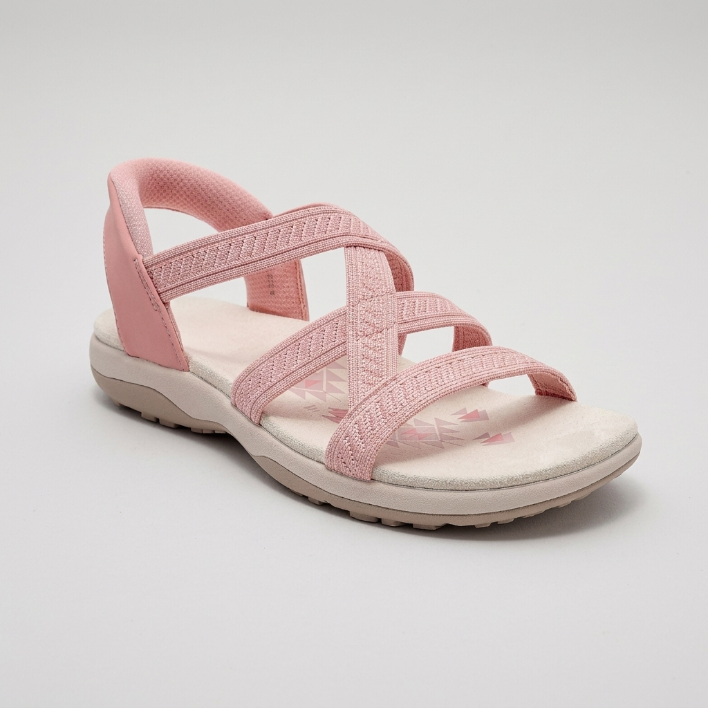 AVONELLE KNIT CROSSOVER SANDALS