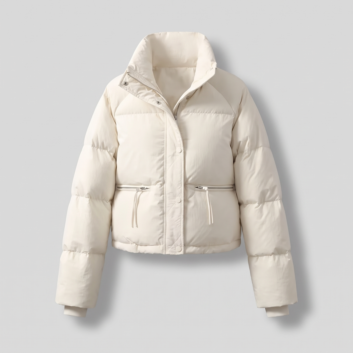 DAHLIA CONTRAST-COLLAR WINTER COAT