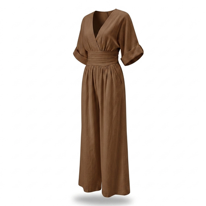 WINBOURNE FLOWING WIDE-LEG JUMPSUIT