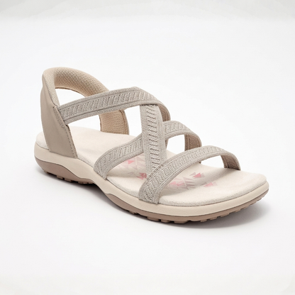 AVONELLE KNIT CROSSOVER SANDALS
