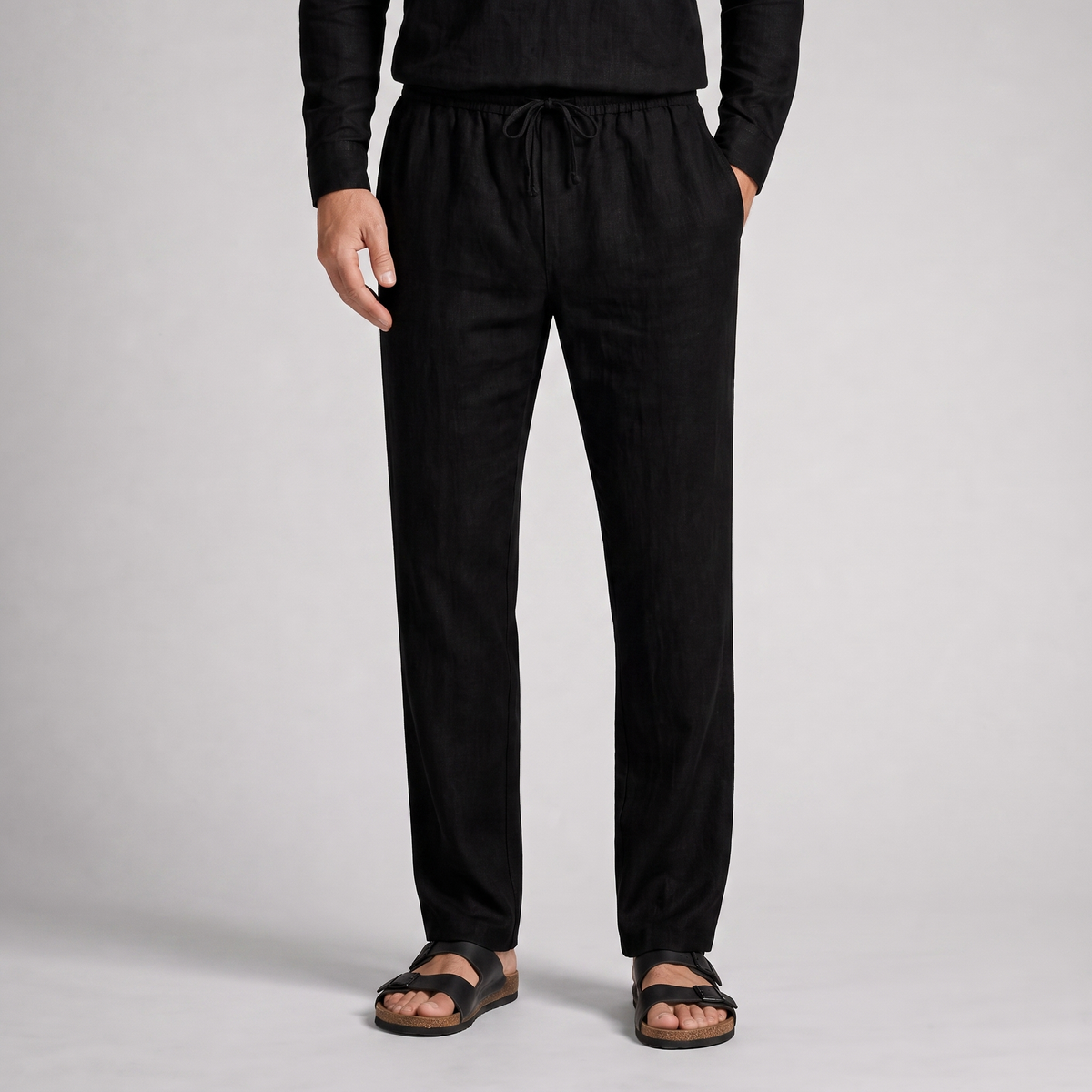 ELLINGHAM CASUAL LINEN TROUSERS
