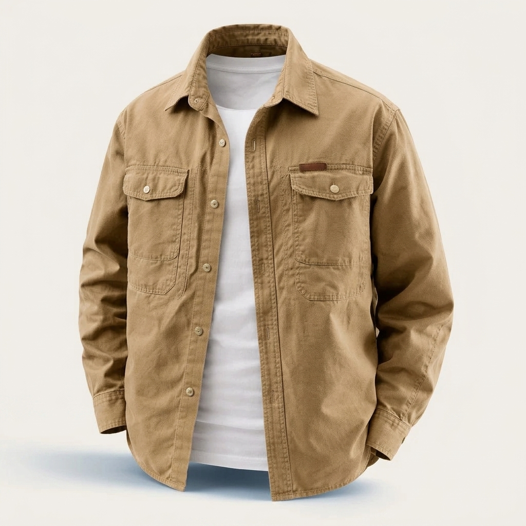 ROTHERFIELD COTTON OVERSHIRT